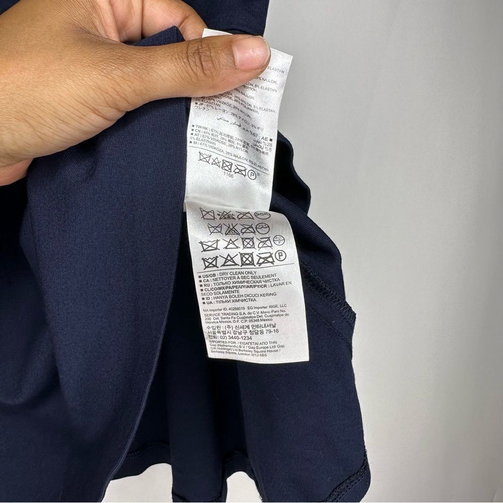 BANANA Republic A Line Blue Skirt 8 #D0911 - Picture 12 of 14